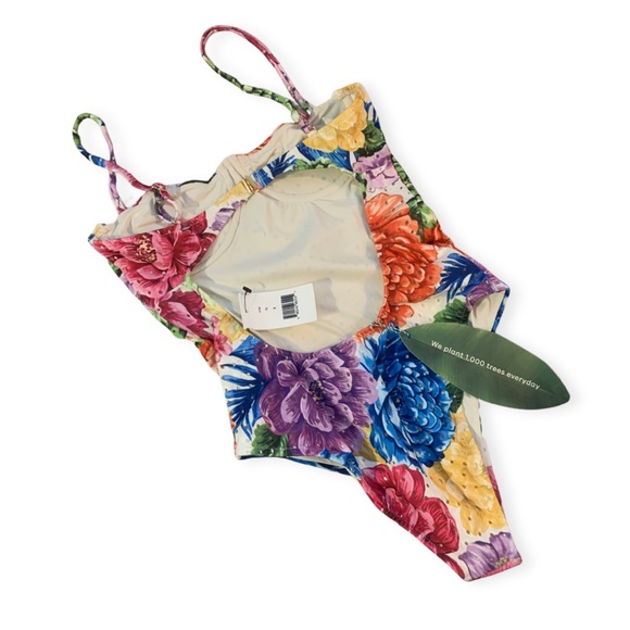 NWT Farm Rio | Rainbow Chita One Piece Bathing-suit - Picture 4 of 5